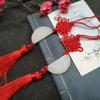Venta al por mayor de fábrica Par de Jade Afgano Longfeng marca jade blanco amantes Yu Pei marca de cintura accesorios hechos a mano puesto de suministro