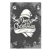 Pintura em lata de Natal atacado Véspera de Natal pintura decorativa de ferro fornecimento transfronteiriço Europa e Estados Unidos decoração de atmosfera festiva retrô