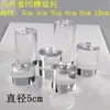 Suporte de Exibição Transparente de Acrílico Base Redonda para Joias Bola de Cristal Artificial Base de Armazenamento de Bola de Pérola