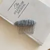 Nuevo Peine Peludo de Gama Alta, Accesorio para el Cabello para Niñas, Pinza para el Cabello Tejida de Otoño e Invierno, Adorno Elegante de Pinza Lateral para el Cabello, Pasador para Cabello Suelto