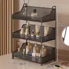 Caja de Almacenamiento de Cosméticos de Escritorio, Estante de Almacenamiento en Capas para Encimera, Estante para Labiales de Tocador, Estante de Almacenamiento para Productos de Cuidado de la Piel sobre Mesa
