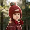 Gorro de Invierno para Bebé, Súper Lindo, Forrado de Felpa, Gorro Protector de Orejas para Niños Pequeños, Gorro de Punto Cálido y a Prueba de Frío