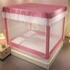 Mosquiteiro de cama sentada saco mongol mosquiteiro de três portas anti-mosquito bebê anti-queda cama zíper doméstico criptografia engrossado destacável