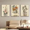 Cabeceira de parede de escada de três painéis pintura suspensa de hotel pintura decorativa para sala de estar parede de fundo de sofá ins mural para restaurante quarto