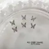 Nuevo Versátil Francés Mariposa Arte de Uñas Accesorios de Pedrería Estilo Coreano Color Sólido Alta Calidad Mariposa Pedrería Material para Uñas Venta al por Mayor