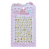 Pegatinas para Uñas Infantiles 5D Estéreo Relieve Dibujos Animados Pegatinas Luminosas para Uñas Portalápices Pegatinas Luminosas Linda Decoración para Dedos