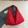 Bolsa Tote de Grande Capacidade para Mulheres, Novo Estilo, Cor Sólida Simples, Bolsa de Ombro Fashionable Estilo Preguiçoso, Bolsa Casual para o Dia a Dia e Compras