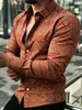 Nueva Camisa de Manga Larga para Hombre de Comercio Exterior de Primavera y Otoño, Camisa Cardigan Casual de Manga Larga con Estampado 3D Casual de Calle Alta Amazon