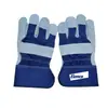 Guantes de soldadura eléctrica de piel de vaca guantes de trabajo suaves de protección laboral guantes de soldador suaves resistentes al desgaste piel de palma completa de goma amarilla