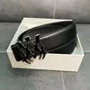 Cinto de Fivela Lisa de Nova Moda com 3,8 de Largura, Cinto de Negócios Moderno e Versátil, Cinto para Jeans, Disponível para Dropshipping