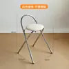 Mimbre casero antiguo casual silla de negociación balcón silla pequeña respaldo minimalista silla plegable mesa de comedor ratán tejido taburete redondo madera maciza