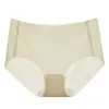Ropa interior sin costuras de seda helada para mujer, verano, fina, fina, algodón puro, entrepierna antibacteriana, para niña, de cintura media, transpirable, shorts de triángulo
