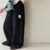Pantalones de Niña Otoño 2026 Modelo Nuevo Pantalones Deportivos de Chándal para Niños Mayores, Pantalones Curvos para Niñas Pequeñas, Pantalones Casuales de Pierna Ancha