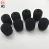 Capa de microfone para headset, protetores de ouvido de algodão de duas peças, capa de microfone de esponja