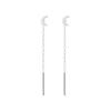 2022 Nuevos Pendientes de Borla Simples de Plata Esterlina 999 de Moda para Mujer Pendientes de Plata Esterlina Estilo Coreano ins Pendientes de Moda Multiestilo Pendientes