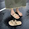 Sandalias de mujer sin cordones estilo europeo y americano transfronterizas para uso en exteriores, nuevo modelo 2026, sandalias de punta abierta de alta gama para comercio exterior, Amazon