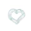Plástico acrílico 21*19mm gelatina AB mágico colorido Mabel corazón hebilla de cadena accesorios para joyería DIY