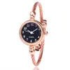 Pulseira Relógio Feminina Mais Vendida Transfronteiriça Feminina Simples Moderna Versátil Literária e Artística Personalizada Relógio de Quartzo