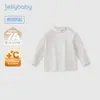 Camiseta Base Infantil para Meninas, Camiseta de Manga Longa, Roupa Quente de Primavera para Crianças Pequenas, Roupa de Primavera para Meninas, Blusa de Gola Alta Infantil