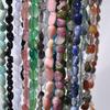 6*9mm forma irregular grava natural cristal ágata color piedra semiacabado accesorios de joyería diy