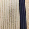 Tela Rayada de Mezcla de Lino en Colores Dulces, Transpirable y Cómoda, Adecuada para Camisas, Vestidos, Pantalones de Pierna Ancha y Materiales de Ropa
