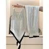 Conjunto de Pijama Camisola con Estampado de Cuadros Estilo Coreano para Mujer, Nuevo Verano 2026 Talla Grande Pantalón Largo Ropa de Casa