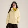 Chaqueta de plumón acolchada súper gruesa para niña 2026 Invierno Nuevo Estilo con Capucha y Cremallera Holgada Cálida Ropa de Abrigo Moderna
