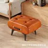 Banquillo para cambiar zapatos en la entrada del hogar con cojín suave, Reposapiés moderno, Mesa de centro de lujo ligero, Taburete bajo, Sofá, Entrada de la sala de estar, Asiento suave simple