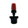 Boquilla Atomizadora Ajustable y Cerrable Naranja de Cabezal Único con Conector Boquilla de Irrigación para Jardín Enfriamiento de Techo de Patio y Eliminación de Polvo