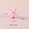 Oso Macarrón 3D, Accesorios para Plantas Suculentas de Paisaje Micro Musgo, Decoraciones de Figuras, Materiales para Manualidades