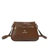 Bolso Grande de Cuero Suave para Mujer, Bolso Versátil para Mamá para Mediana Edad y Personas Mayores, Bolso Cruzado de Hombro Estilo Coreano, Bolso para Suegra
