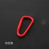 Mosquetón de Forma D Pintado de Colores Hebilla de Resorte Hecha a Mano para DIY Hebilla de Bolso Colgante para Llavero Cierre Accesorios de Joyería en Stock