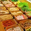 Bandeja Giratoria Caliente para Hot Pot de Imitación Madera Melamina, Bandeja Especial para Servir Carne de Res y Cerdo, Caja Rectangular de Exhibición para Buffet