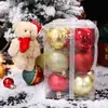 Nuevo Juego de Bolas de Navidad de Amazon, 6 cm, 12 Piezas, Decoración de Escena Navideña, Adornos de Bola para Colgar en el Árbol de Navidad