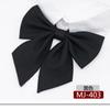 Camisa de corbata de plumas gigantes JK para mujer, uniforme, lazo, algodón amoníaco, transpirable, color liso, decoración, color caramelo, estilo universitario, rojo vino