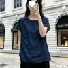Top camiseta regata vintage artístico de renda pesada com gola redonda, modelagem solta, plus size, para primavera-verão, do Sudeste Asiático, transfronteiriço
