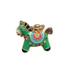 Broche Cavalo Verde da Sorte para Mulheres 2026 Novo Fofo Estilo Japonês Broche Criativo Decoração Presente