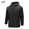 Chaquetas para Hombre y Mujer, Primavera y Otoño, Delgadas, Resistentes al Viento e Impermeables, Color Sólido, de una Sola Capa, Ropa para Montañismo y Pesca, Estampables con Logo