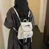 Bolso de Doble Hombro con Lazo para Niña Dulce para Mujer 2026 Otoño Nuevo de Moda Textura Estudiante Mochila Escolar Mochila Diaria