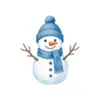 Papá Noel Vacaciones Bola de Cristal Vidrio Electrostático Ventana Decoración Pegatina Luna Pingüino Reno Muñeco de Nieve Azul