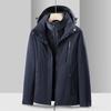 Chaqueta 1818S para Hombres y Mujeres, Sudadera para Hombre, Estilo Gabardina para Hombre con Forro de Terciopelo de Visón, Casual y Versátil