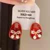 Pendientes Ankela Aguja de Plata Circonita Caballo Rojo para el Año del Caballo, Pendientes de Lujo Ligero de Gama Alta, Elegantes y Modernos Accesorios de Oreja para Mujer