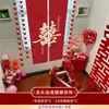 Adereços de foto para decoração de quarto de casamento, banners longos, bandeiras penduradas, decoração de casamento em vila de comunidade rural, decorações de casamento personalizadas