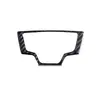Adecuado para la modificación interior del Audi A6L, pegatinas decorativas para el panel de la palanca de cambios del control central de fibra de carbono real, repuestos para automóviles