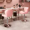 Banqueta alta banqueta moderna minimalista banqueta para uso doméstico banqueta ajustável em altura balcão de recepção encosto cadeira giratória de caixa