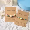 Moda de verano pulsera tejida con cuentas pequeñas y frescas pulsera creativa versátil de cuentas de arroz de playa con estrella de mar para mujer en stock al por mayor
