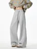 Calça Jogger Casual Masculina Estilo Americano Lisa Colorida Patchwork Moda Primavera e Verão Reta Perna Larga Solta Esportiva