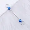 Llavero Creativo de Cuentas Hecho a Mano con Gradiente de Colores Colgante Accesorios Multicolor Opcional Bastón de Cuentas DIY Venta al por Mayor