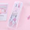Plancha eléctrica pequeña para cabello liso y rizado, doble uso, para flequillo, estudiante, tabla alisadora, clip, tabla de planchar mini portátil, rizador