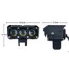 Venda Quente Transfronteiriça LED Moto Veículo Elétrico Holofote Triciclo Farol Off-Road Super Brilhante Externo